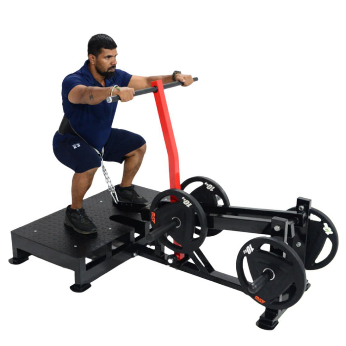 Belt (Sumo) Squat Plate Loaded