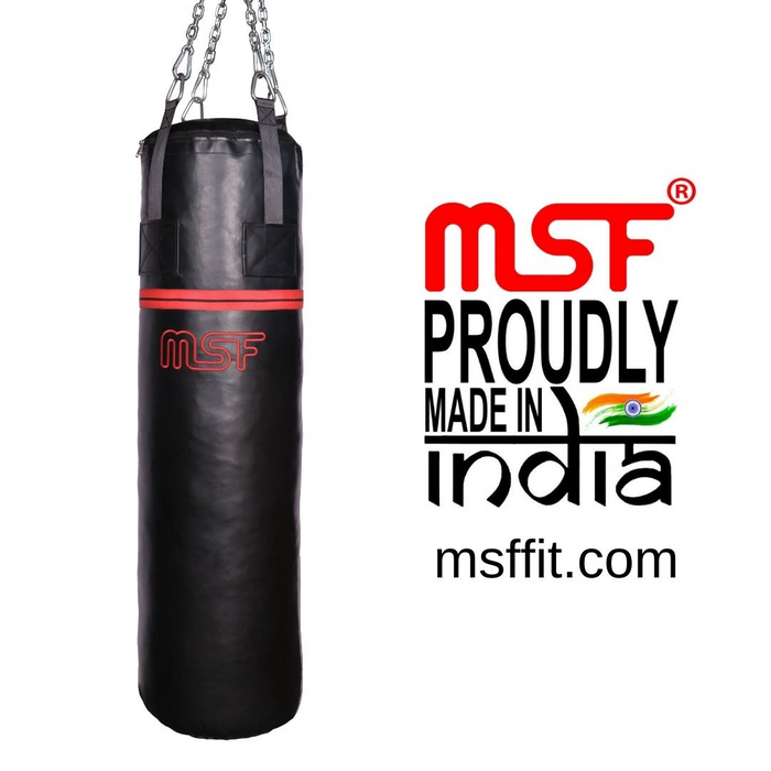 VICTORY Unfilled Heavy Punching Bag with Boxing Glove and Hand Grip and  Hanging Chain , Synthetic Leather (3 Feet) Boxing Kit - Buy VICTORY  Unfilled Heavy Punching Bag with Boxing Glove and