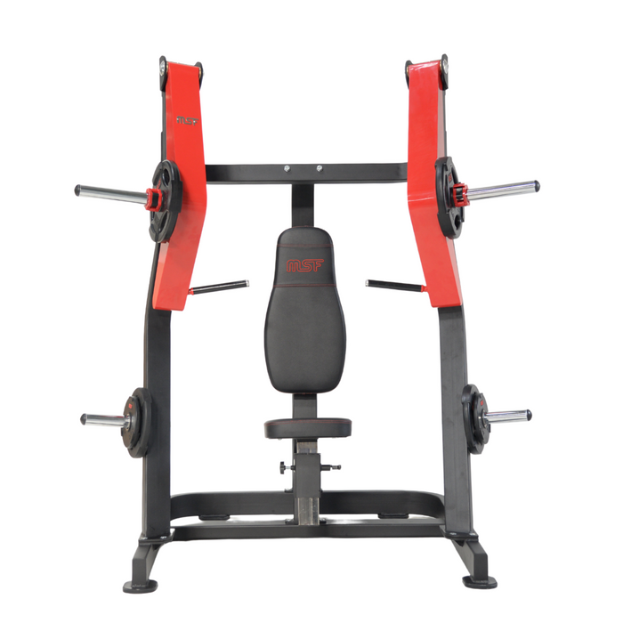 Seated Chest Press (Plate Loaded) — MSFFIT